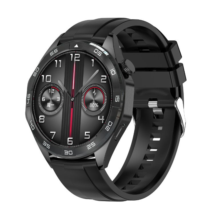 EX105 Smart Watch encoder wireless charging payment function - Black_0