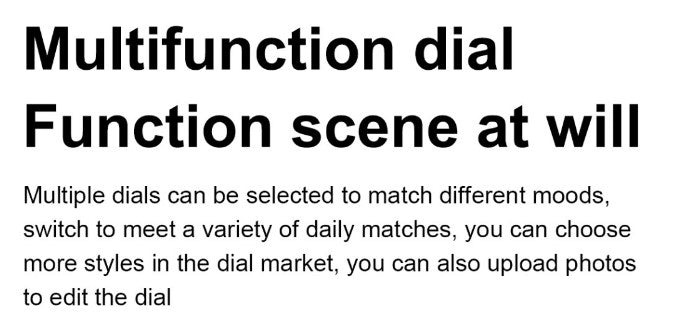 EX105 Smart Watch encoder wireless charging payment function - Black_3