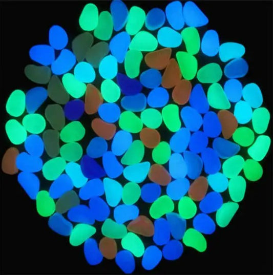 Glow In The Dark Pebbles - Assorted 1kg_0